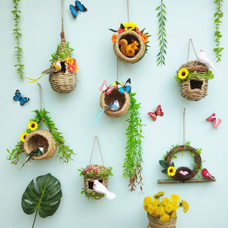 维诺亚花环装饰墙壁壁挂客厅墙面挂件墙上装饰品创意家居房间幼儿园挂饰高清大图