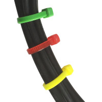 [苏宁自营]保拉(Paola) 彩色优质尼龙扎线带红黄蓝2.5×150mm(300根)捆/绑/理/束线带5862