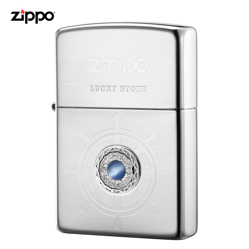 ZIPPO芝宝打火机美国原装ZIPPO防风煤油打火机之宝幸运石ZBT-1-26a