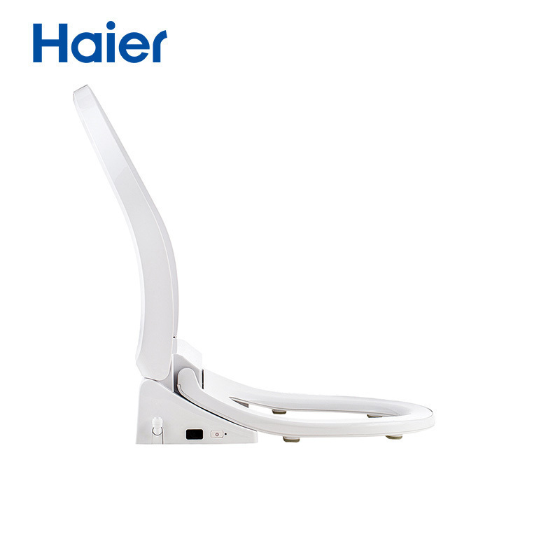 海尔(Haier)智能马桶盖 短款遥控洁身器移动冲洗功能座圈加热坐便器盖V-158PLUS