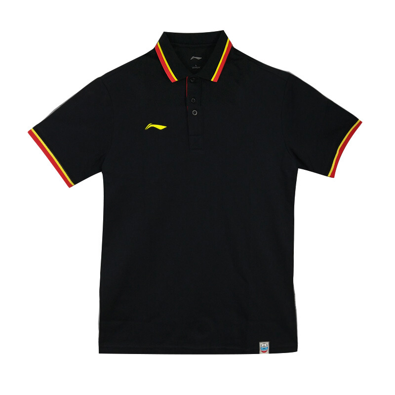李宁(LI-NING)2018夏季款短袖T恤男POLO衫训练系列翻领休闲生活运动POLO衫 APLN151-6