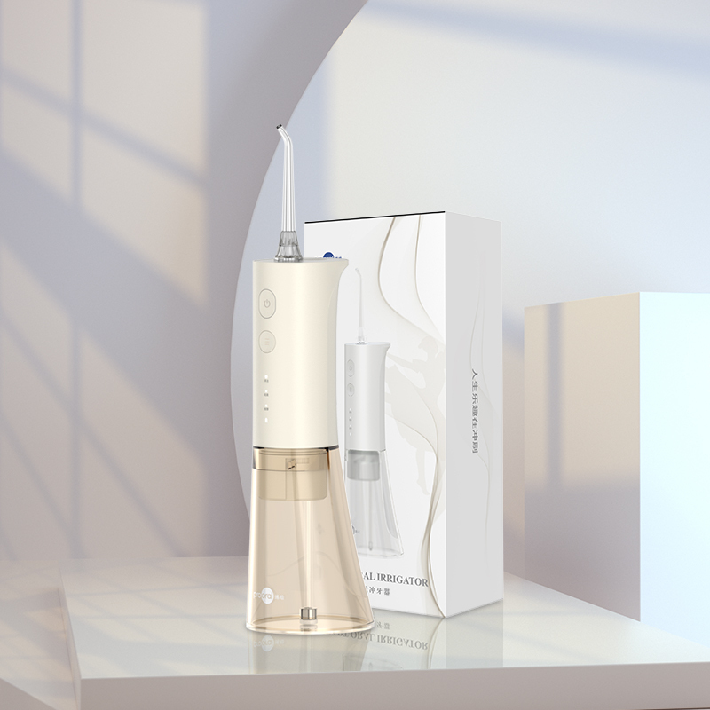 博皓冲牙器 水牙线 家用便携式洗牙器洁牙器口腔清洁神器 USB新版 5030奶油黄