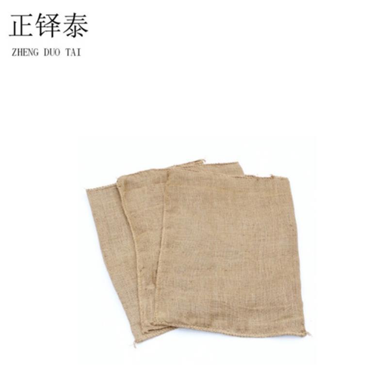 正铎泰 麻袋 麻包袋 防汛麻袋 防洪袋 麻布袋 50*75cm 50个/捆高清大图