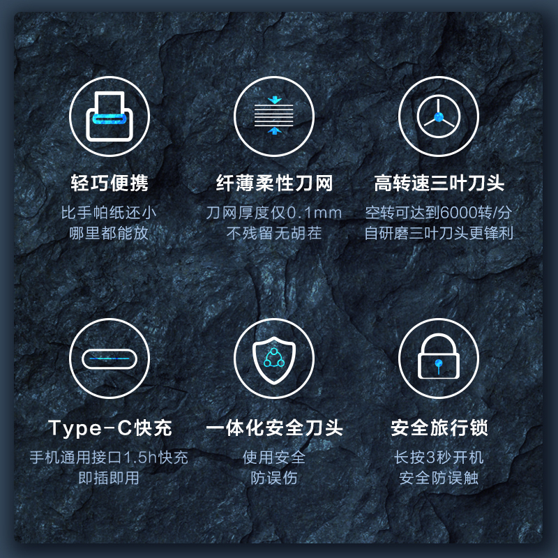 海尔(Haier)电动剃须刀HS11-2209单筒出差旅行便携款男士随身刮胡刀充电胡须刀小蛮腰剃须刀超薄便携小巧三叶刀头