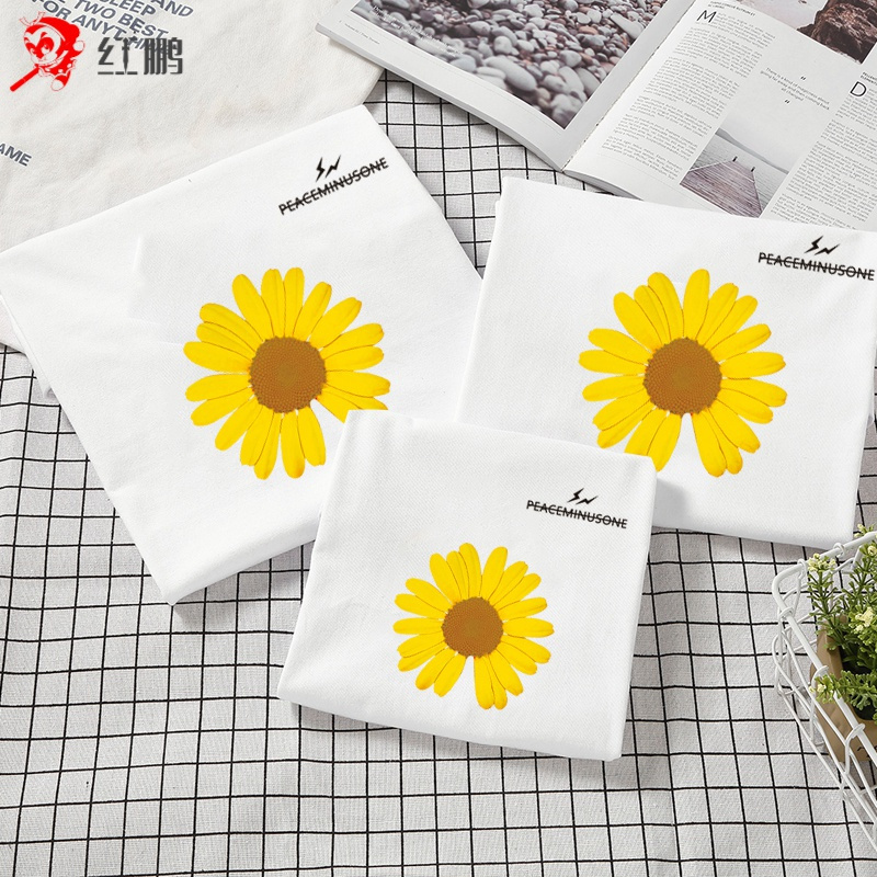 厂家直供 新款小雏菊亲子装短袖t恤网红母女装一家三口洋气半袖大码韩版潮全家装瑞希罗报价 参数 图片 视频 怎么样 问答 苏宁易购