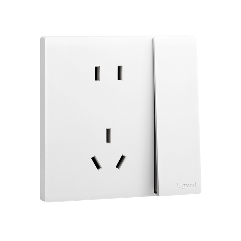 罗格朗 带双控开关五孔插座 暗装 F6R/25/10USL 个高清大图