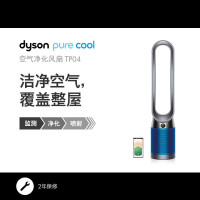 [预售]戴森(Dyson) TP04 空气净化循环扇 兼具空气净化器和循环扇功能 智能塔式儿童安全 凉风 铁蓝色