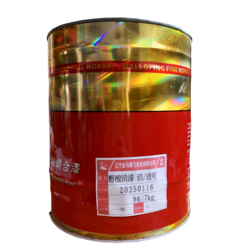 金马腾飞 醇酸清漆 清/透明-7kg 桶高清大图