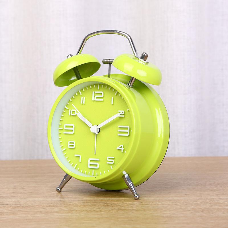 铭侣大立体数字学生走时闹表儿童床头简约夜光创意懒人闹钟参数