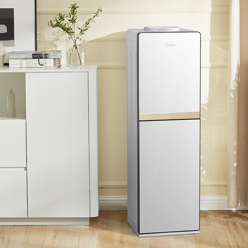 美的(Midea)饮水机品牌家用下置式水桶制冷制热冷热双用茶吧 YD1611S-X冰热型