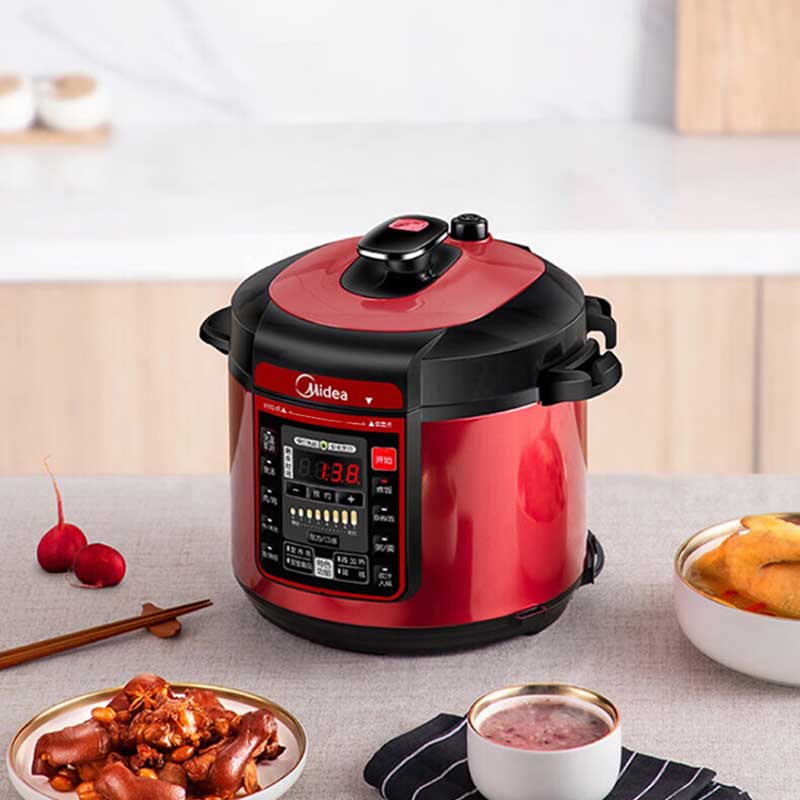 美的电压力锅5L智能预约双胆高压锅七段调压一键排气MY-QC50A5高清大图