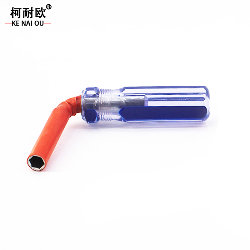 柯耐欧 内六角套筒扳手 直柄（弯柄）M4/5/6 把高清大图