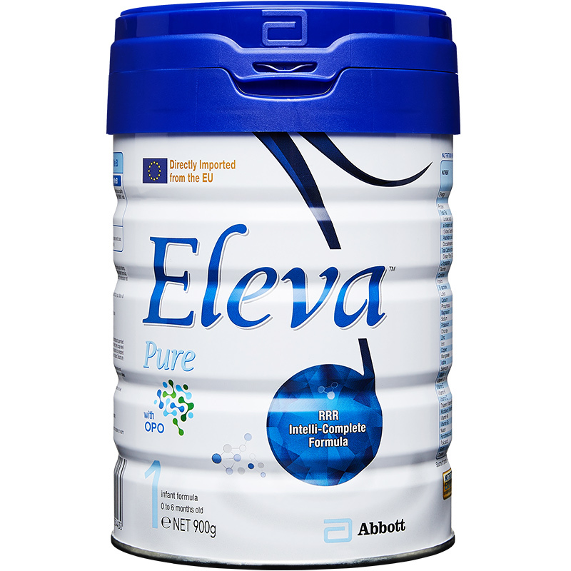 Abbott 港版雅培菁智 蓝菁智Abbott Eleva Pure 一段(0-6月) 初生婴儿奶粉 900g/罐