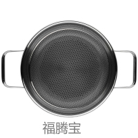 [美国易购] WMF 德国福腾宝不锈钢蜂窝不粘锅涂层防刮煎炒锅 24CM