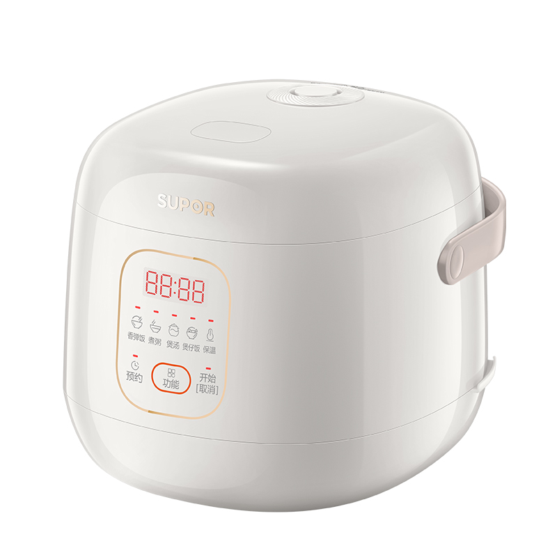 苏泊尔 F16F3025 家用小型迷你陶瓷油耐用不粘内胆电饭煲 1.6L