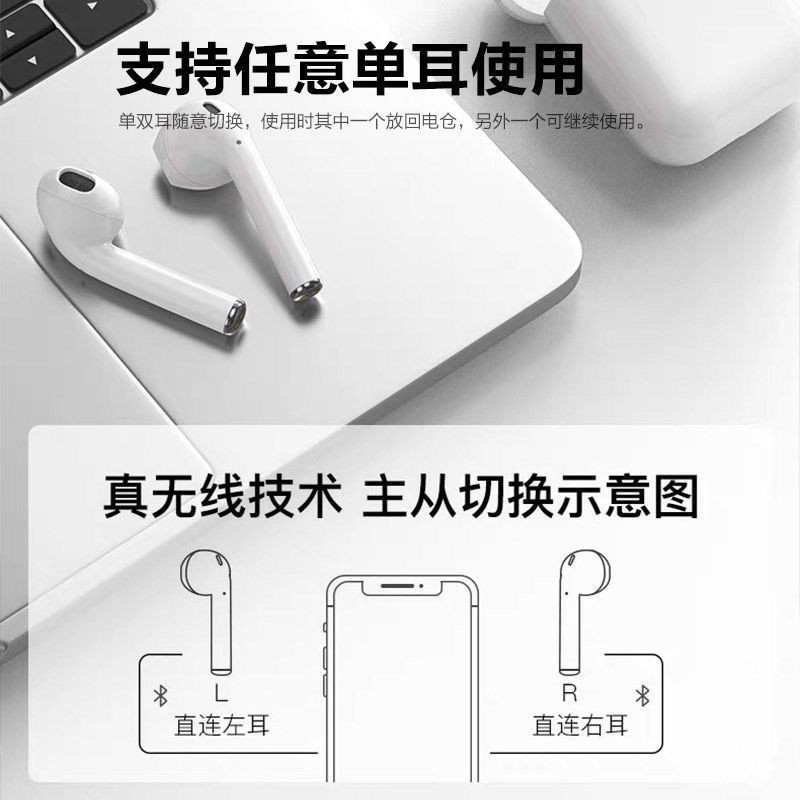 无线蓝牙耳机游戏运动开车适用iphone苹果安卓华为通用降噪无延迟