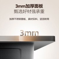 浪鲸吧台水槽单槽小尺寸茶水洗菜盆洗碗槽岛台阳台迷你水池压纹西厨水