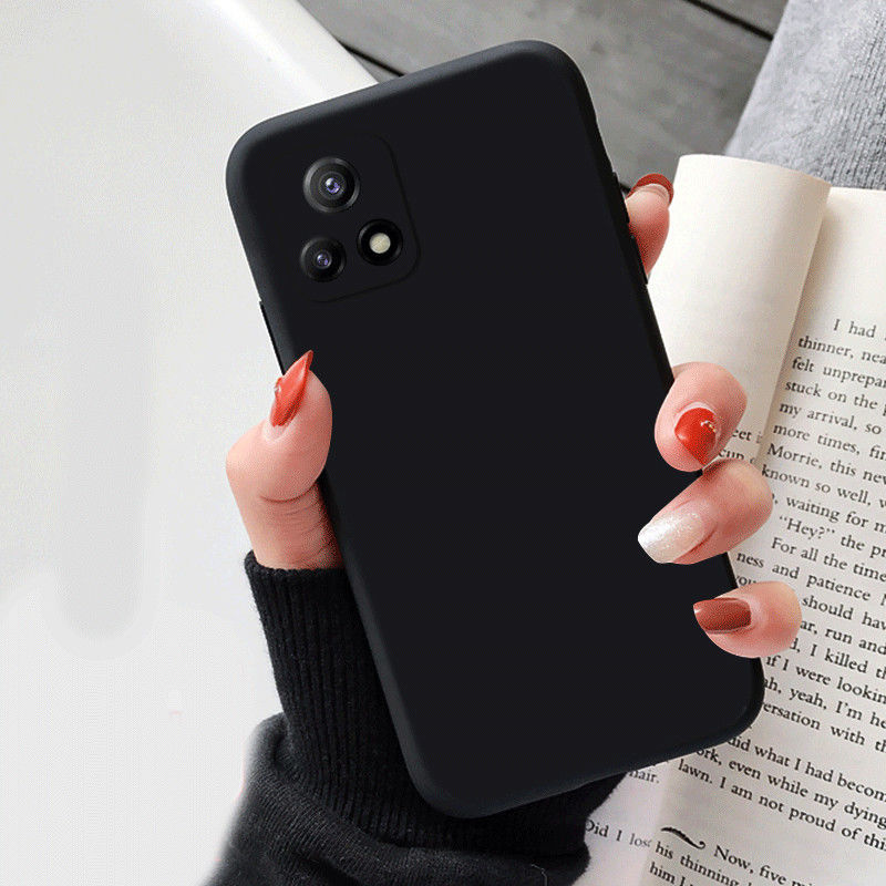 vivo y31s手机壳时尚个性v2054a新品5g全包vivo y52s防摔男女软套 纯