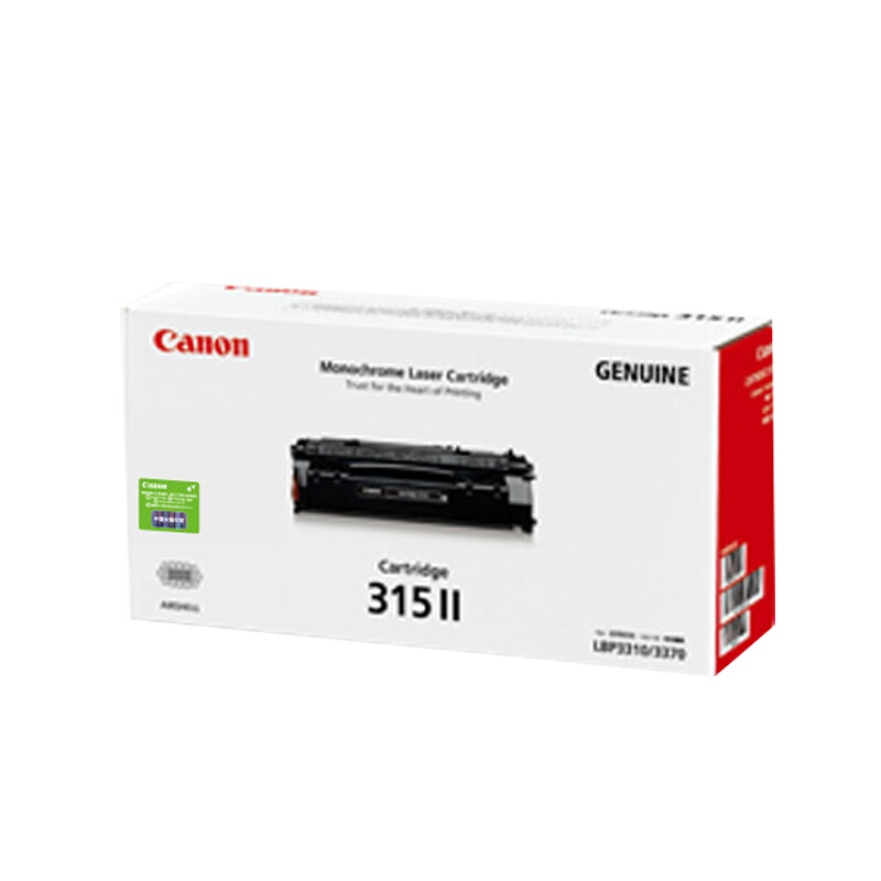 佳能(Canon) CRG-315/CRG-315 II 黑色硒鼓 （适用 LBP3310/LBP3370） CRG315-BK黑色高容/7000页