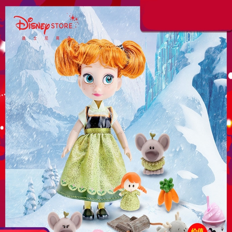 迪士尼漫画家公主安娜公主灰姑娘娃娃玩偶手办