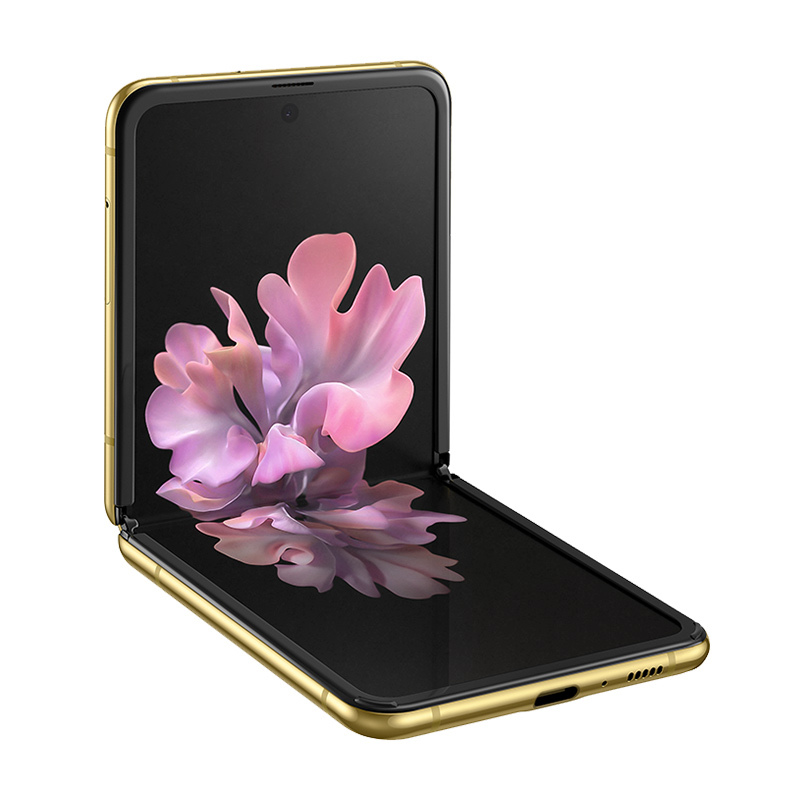 三星 Galaxy Z Flip(SM-F7000)8GB+256GB 撒哈拉金 6.7英寸掌心折叠屏设计 移动联通电信全网通4G手机
