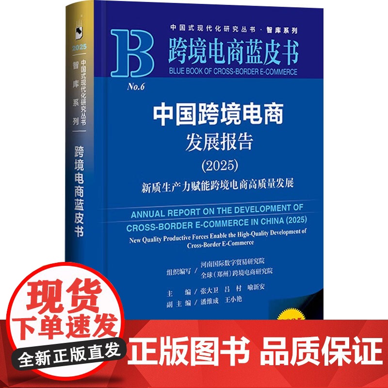 中国跨境电商发展报告 新质生产力赋能跨境电商高质量发展 张大卫等 编著 经济高清大图