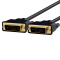 酷比客(L-CUBIC) DVI线(24+1)黑色5M 24+1DVI-DVI转接线显示器