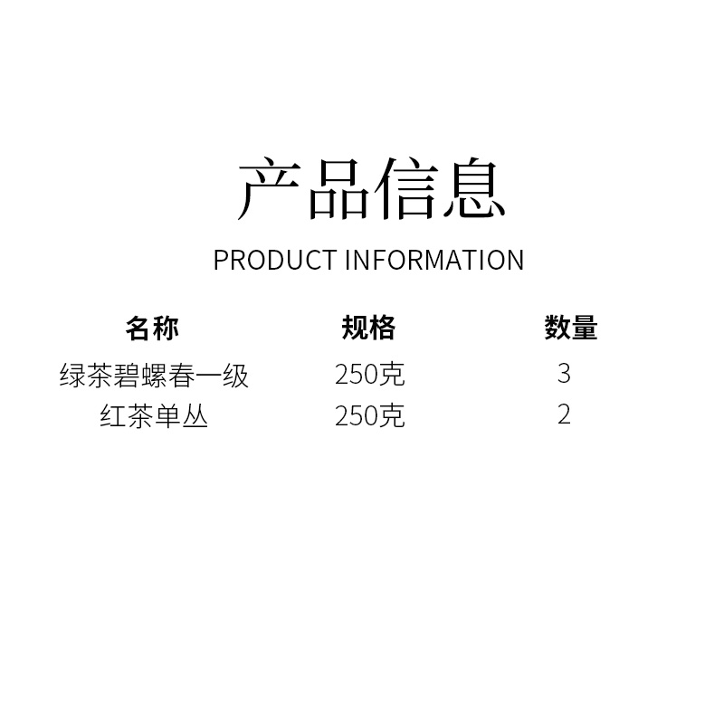 莲裕 防暑茶叶礼盒 B 1250克 盒高清大图