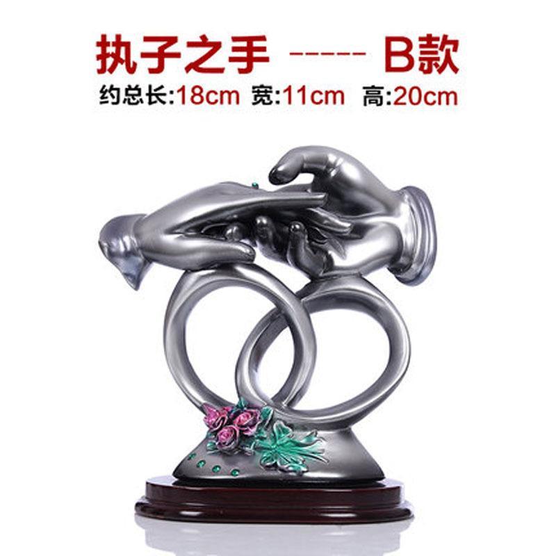 时尚结婚订婚礼物客厅摆件家居饰品擺設送闺蜜周年纪念日送女朋友七夕情人节礼物