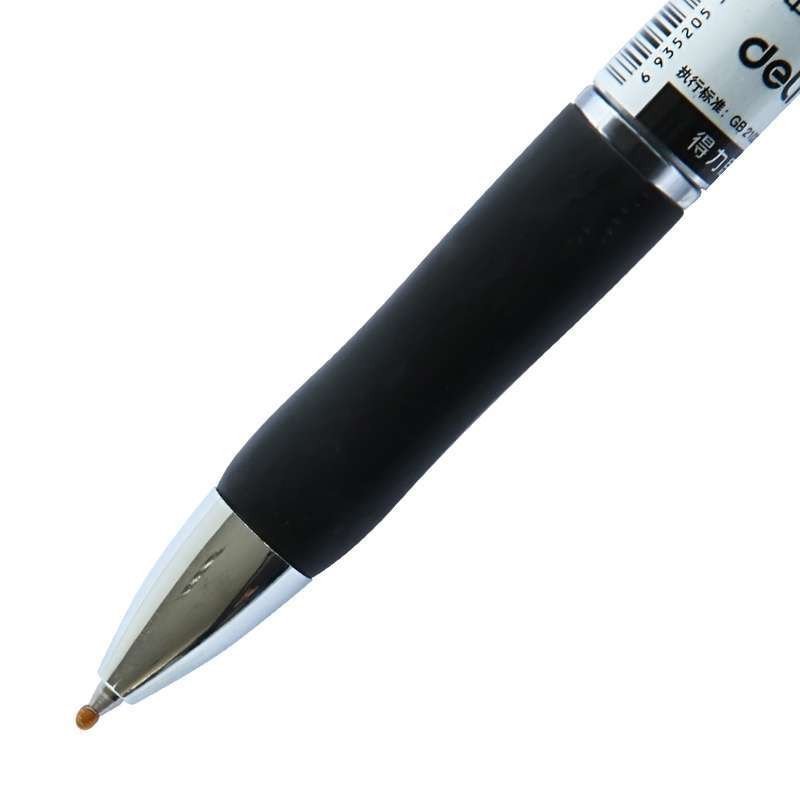得力(deli) S01 按动中性笔水笔 0.5mm 12支/盒 蓝/黑/红