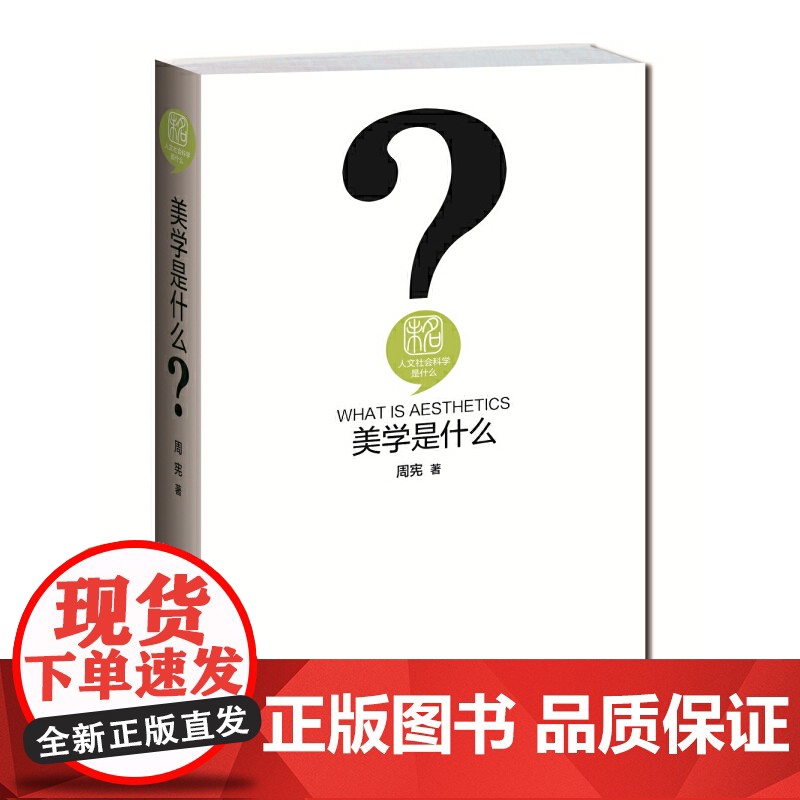 美学是什么 人文社会科学是什么系列 周宪 北京大学出版社 正版书籍高清大图