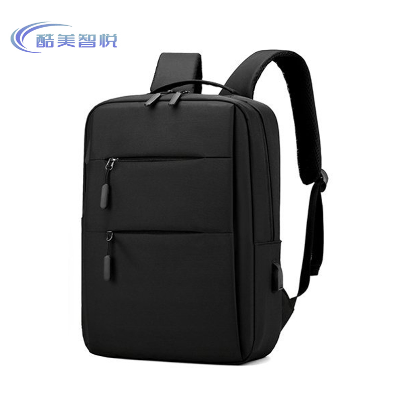 酷美智悦 黑色双肩包通勤款30*40*14cm KM-BH806 个高清大图