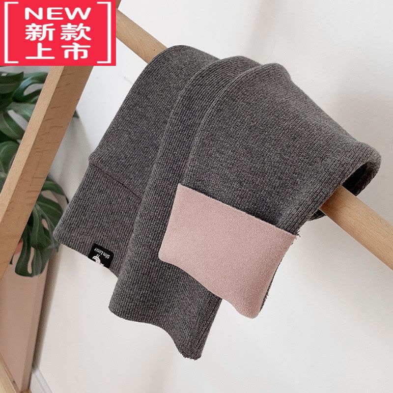 可莉允儿童打底裤加绒加厚新款洋气外穿秋冬一体绒棉裤女童薄绒保暖裤子图片