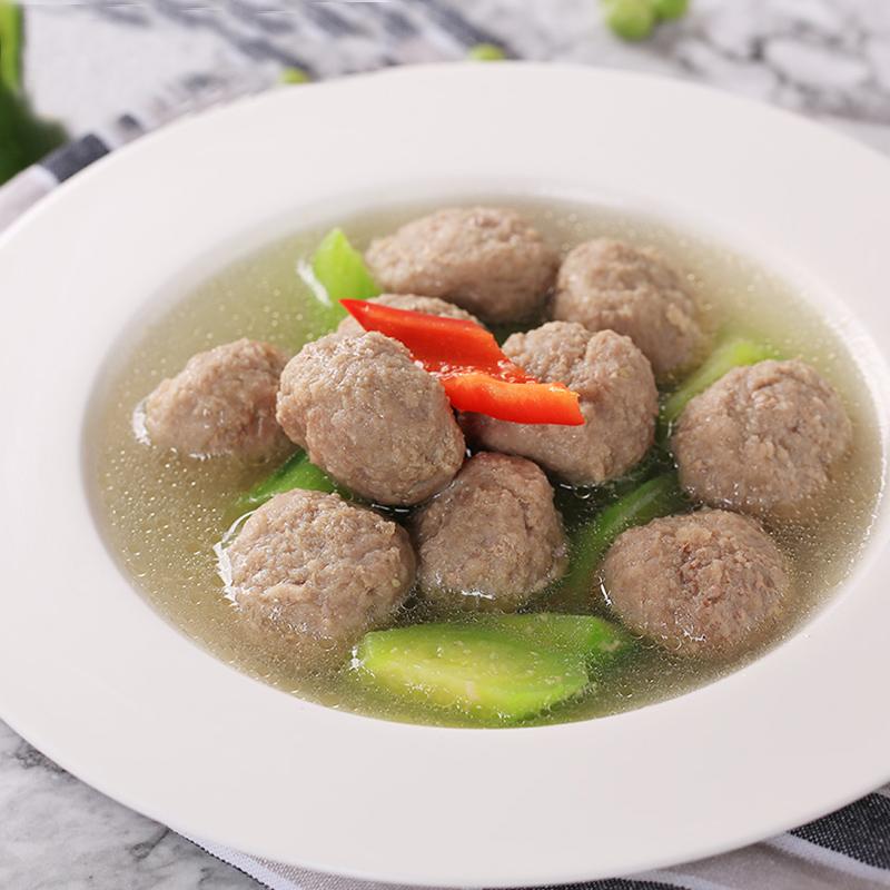 科尔沁 速冻丸类 牛肉丸 原味 国产内蒙古牛肉 火锅烧烤必备 袋装200g