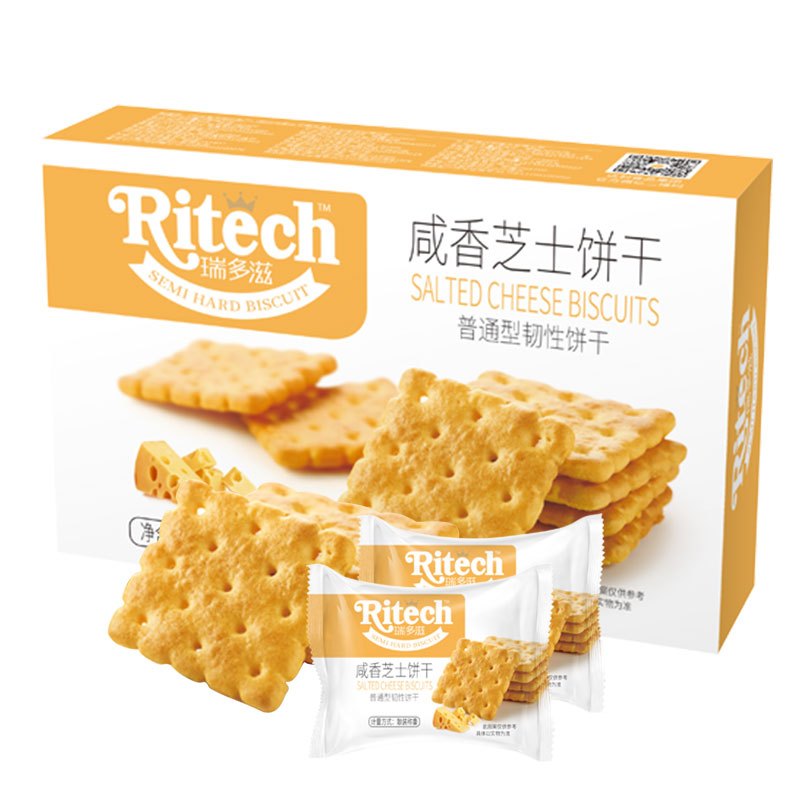 好吃点 瑞多滋 咸味芝士210g 零食休闲饼干