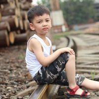 [促销][两件装]纯棉儿童背心男童女童春秋内衣夏季宝宝小孩打底小背心