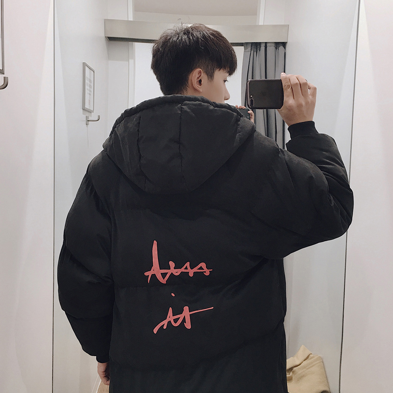 冬季棉服男韩版潮流学生港风中长款面包服冬天外套棉袄子冬装