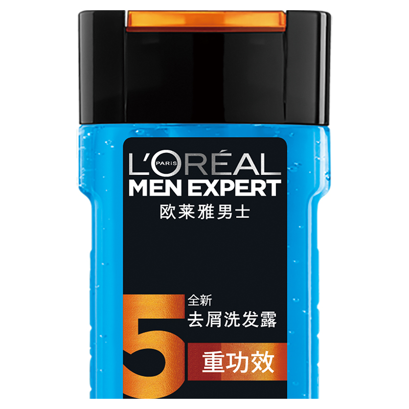 欧莱雅(LOREAL) 男士去屑洗发露(活泉劲爽) 400ml(适合所有发质人群,男士洗发水)高清大图