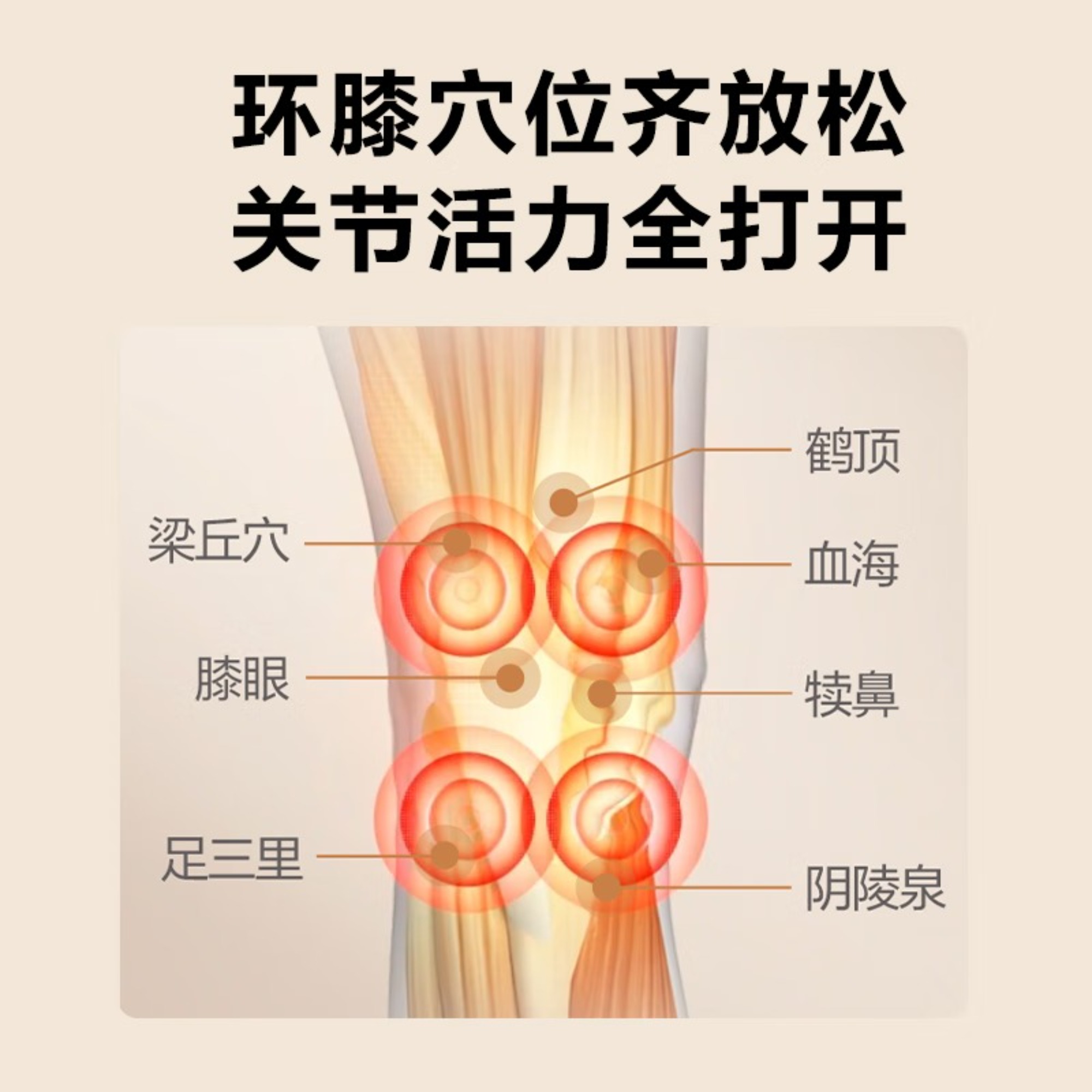 skg膝盖按摩仪 W3二代 护膝暖膝部关节老寒腿加热敷按摩器 教师节生日礼物送老师男女友高清大图