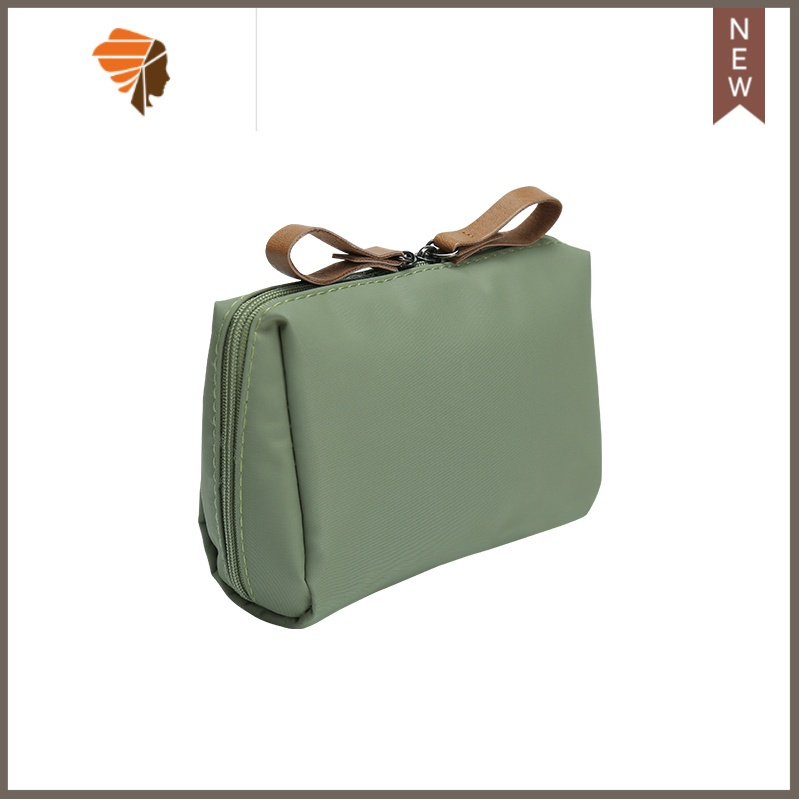 随身化妆包小号便携口红收纳袋简约防水大容量包化妆包