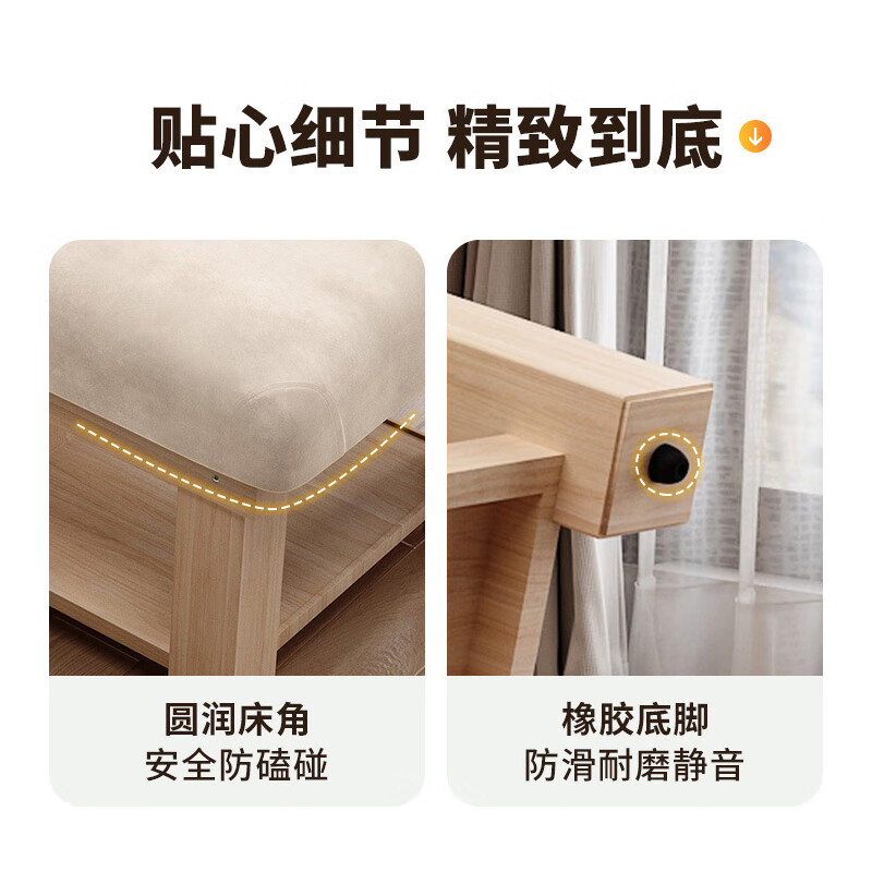 躺椅美容床按摩床理疗床 8cm方腿香槟绒款 70*185高清大图