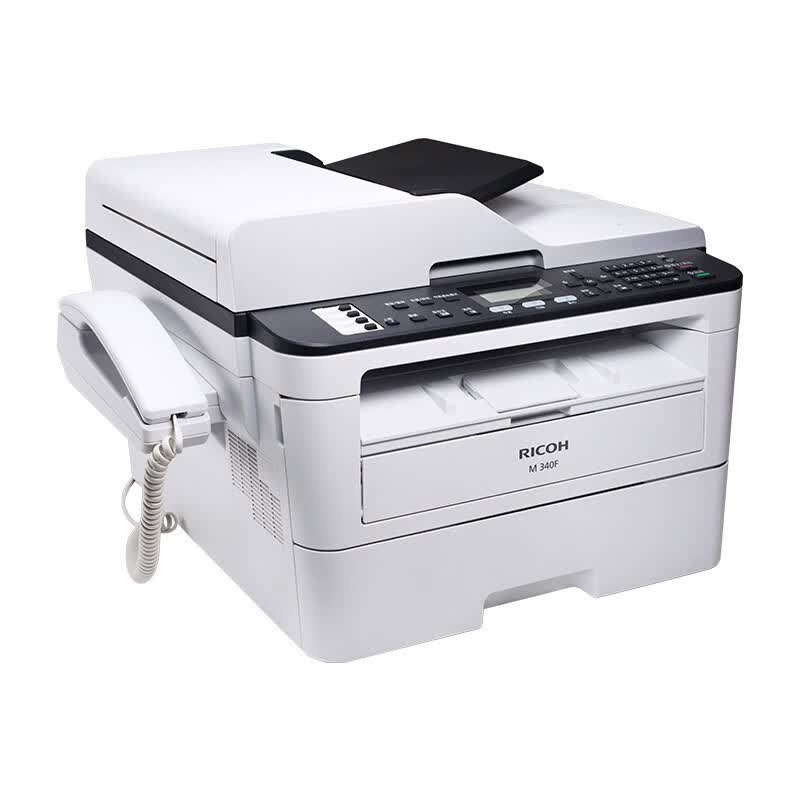 理光(Ricoh)M 340FW A4黑白激光四合一多功能一体机(双面打印/复印/扫描/传真)(计价单位:台)高清大图
