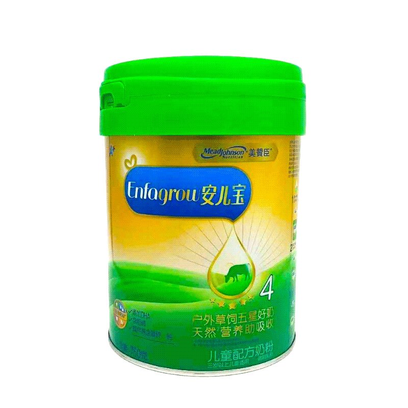 美赞臣安儿宝五星草饲4段750g*6罐 儿童配方奶粉