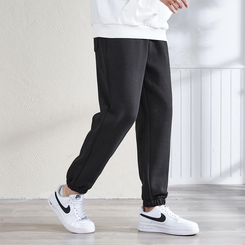 任选3件唐狮秋季新款运动裤男生宽松卫裤韩版潮流束脚休闲灰色长裤子