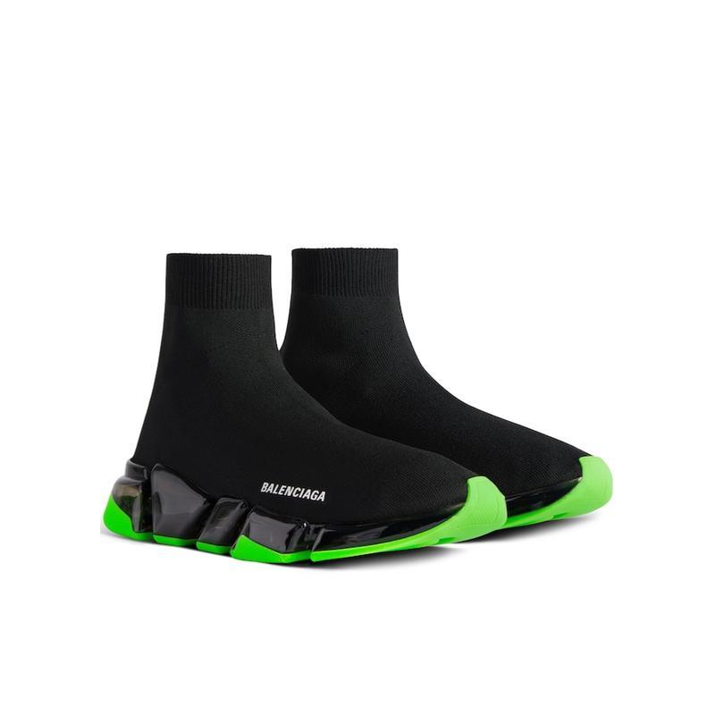 巴黎世家(Balenciaga)男跑步鞋超轻透气全透明鞋底再生针织运动鞋