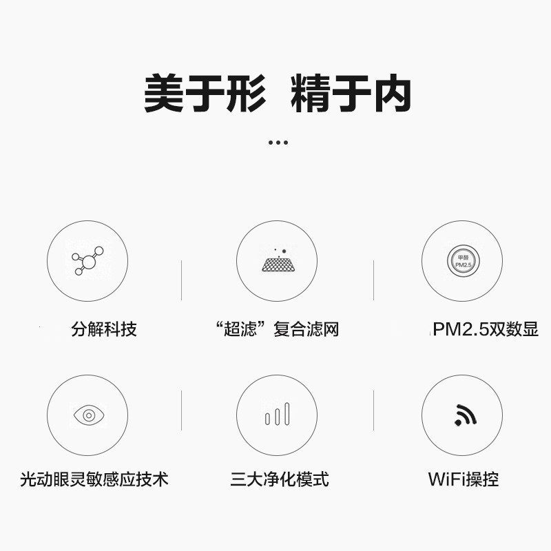 格力(GREE)KJ520G-A01空气净化器 智能数显 家用 办公室除细菌 除PM2.5 低音 智能wifi控制高清大图