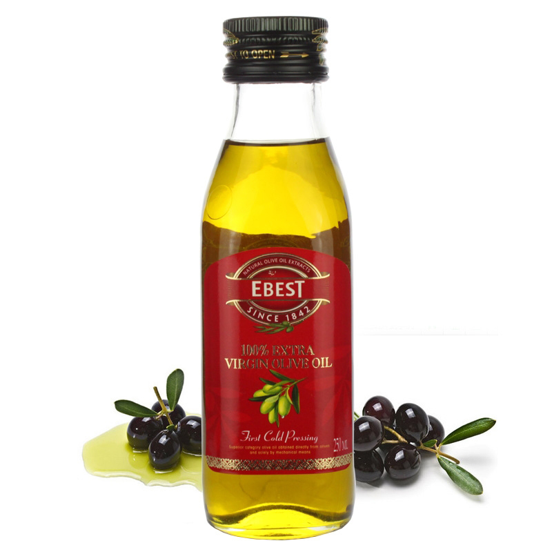 伯爵特级初榨橄榄油250ml 西班牙原装进口小瓶食用油 凉拌菜沙拉护肤