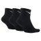耐克(NIKE) 男女毛巾底3双装透气舒适运动休闲袜子 SX4703-001