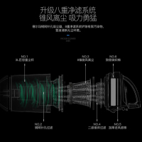 德尔玛(Deerma)吸尘器 208E 吸尘器家用 干式卧式吸尘器 1200W大功率吸尘器 尘杯集尘 家用卧式扫地机