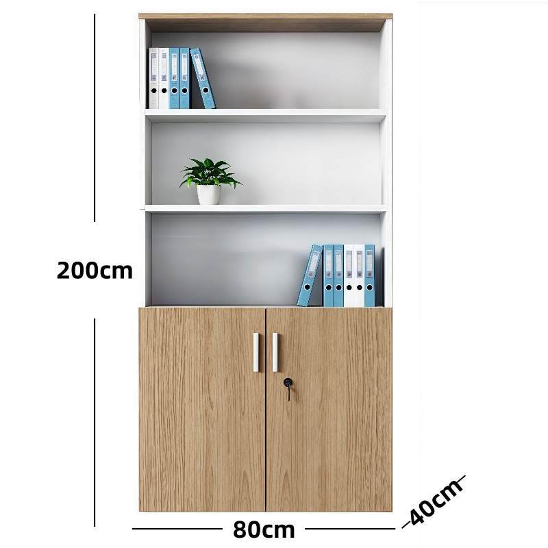 铭思沃两门书柜A1个高清大图